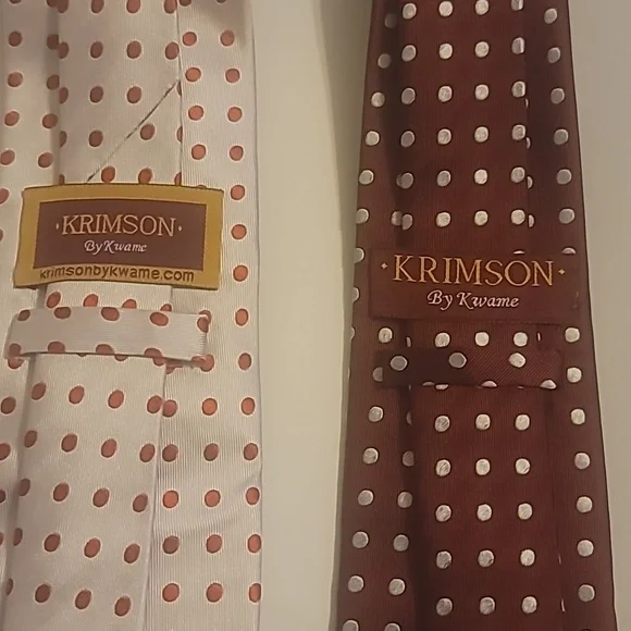 Kappa/Krimson by Kwame silk ties set - Picture 2 of 5